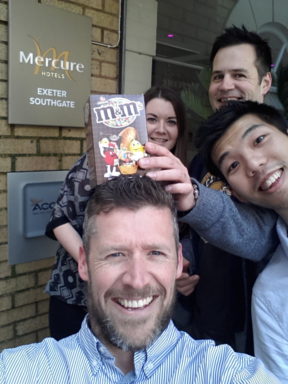 Team Poirot at the Southgate Hotel