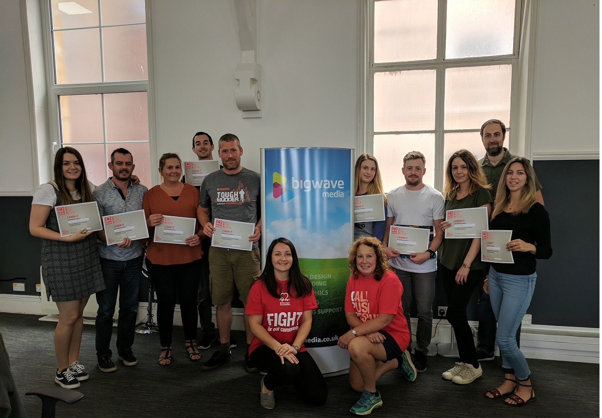 Bigwave staff train to restart a heart