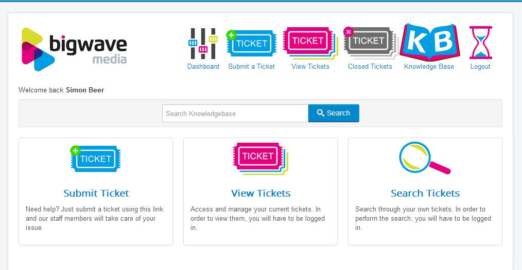 Ticket system keeps track of web amends